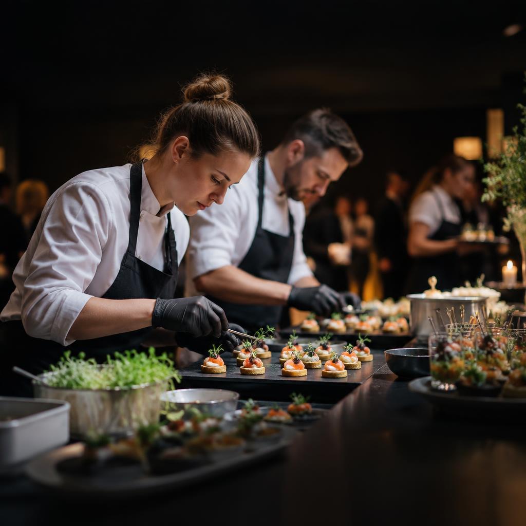 Catering & Food at a corporate event