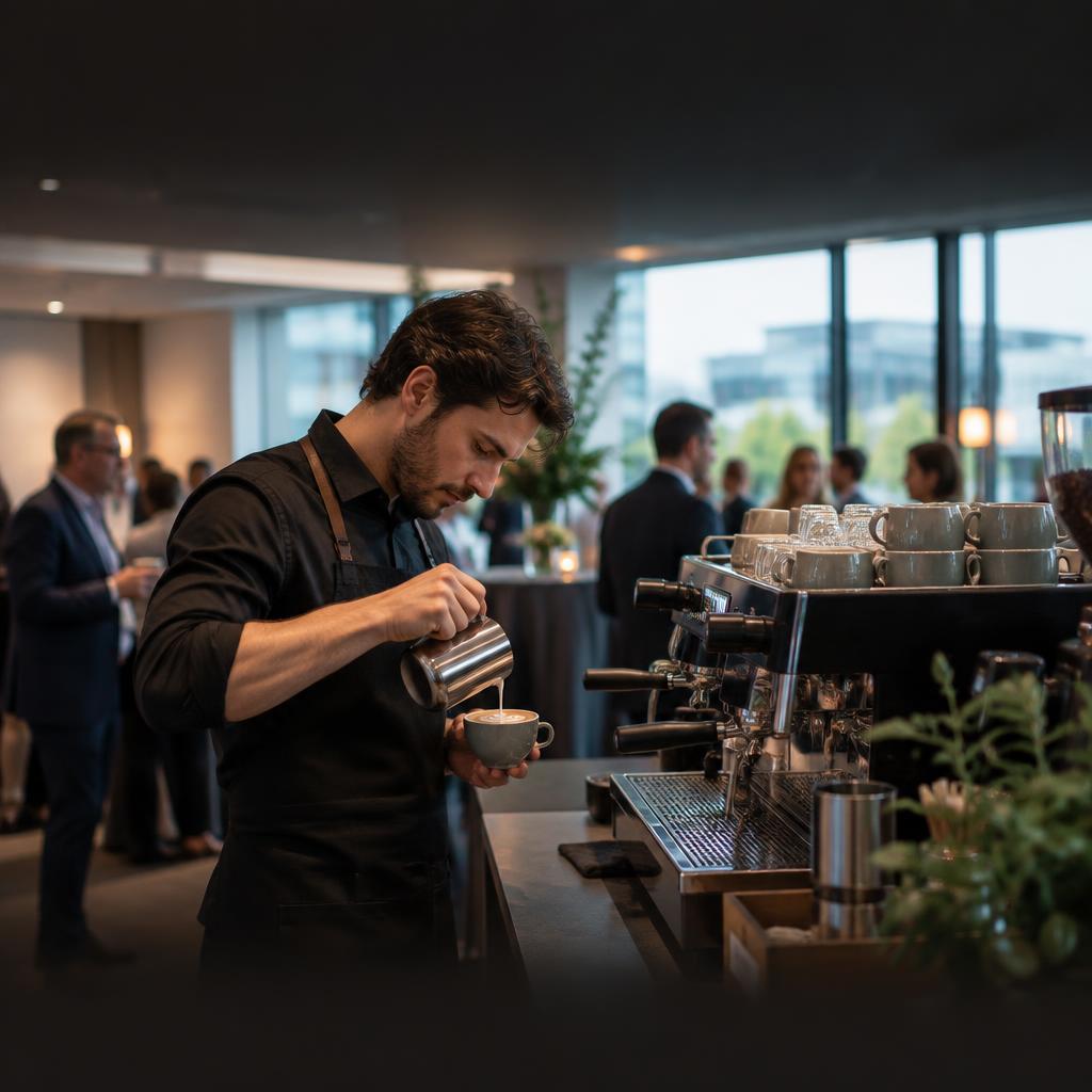 Coffee & Barista at a corporate event
