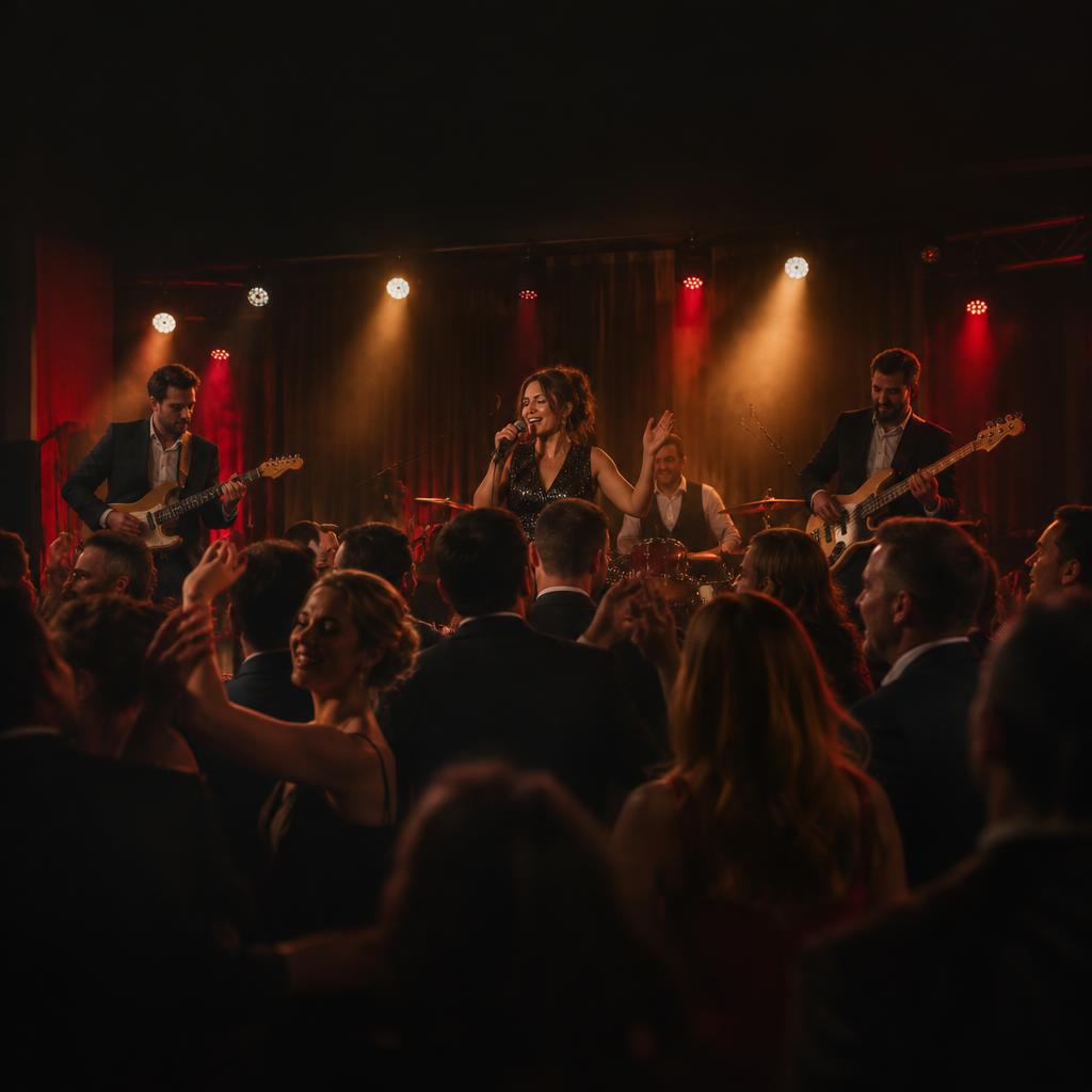 Entertainment at a corporate event