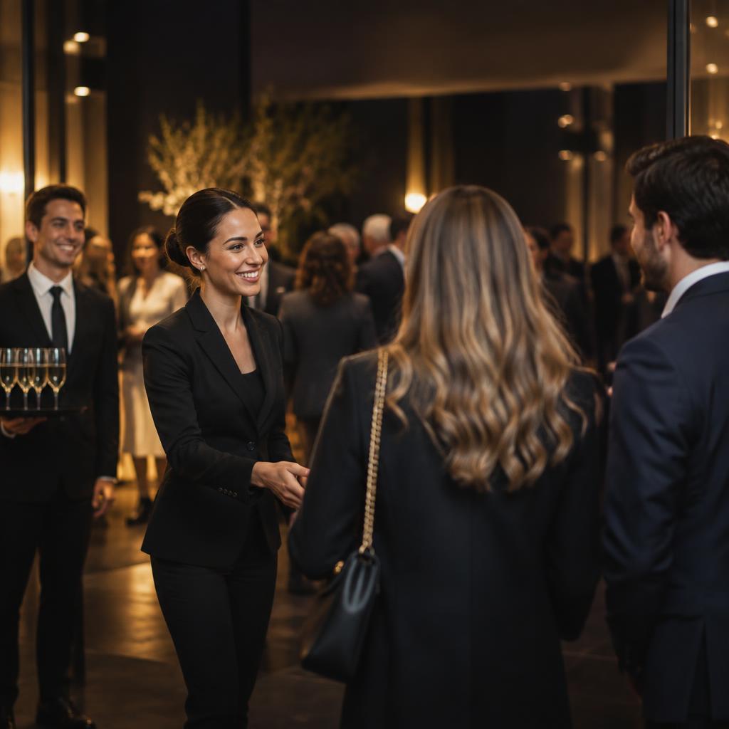 Staff & Service at a corporate event